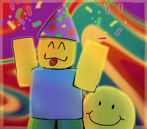 Yellow Guys - Made in Procreate Pocket, 2025